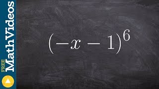 Binomial expansion with negative numbers [upl. by Attekal516]