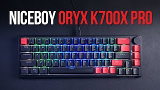 Niceboy Oryx K700X Pro Gateron Brown  Sound Test Comparison Different Keyboards [upl. by Ancier]