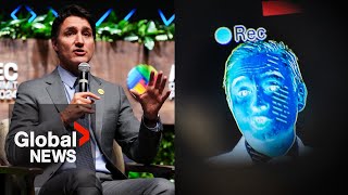 APEC summit Trudeau discusses innovation around AI says biggest limiting factor will be power [upl. by Rehteh]