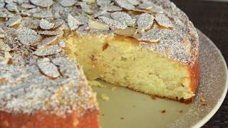 Almond Ricotta Cake  Easy Italian Dessert [upl. by Riella]