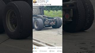 Is This Wheel Setup Legal  trucking [upl. by Vi]