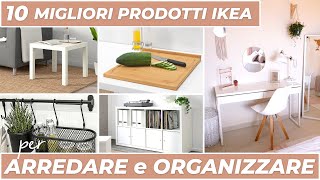 10 MIGLIORI PRODOTTI IKEA PER ARREDARE E ORGANIZZARE CASA  ARREDAMENTO IKEA 2021 [upl. by Yentruok]