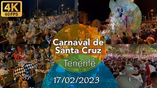 Tenerife  Carnaval  Carnevale  Carnival 2023 🎭🎉💃 4K HDR [upl. by Synn]