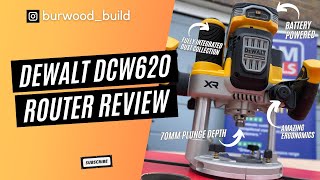 NEW DeWalt DCW620 Cordless Plunge Router Review  Worth the wait [upl. by Faina]