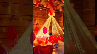 BTS of Bed Canopy theme Decoration Cabana decoration canopy decoration for birthday [upl. by Llemij]