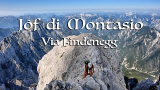 JOF DI MONTASIO  Via Findenegg  Scala Pipan  Sentiero Attrezzato LEVA [upl. by Idonah]