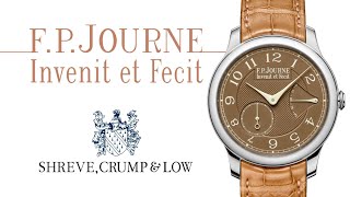 SCampL Presents Unboxing the FP Journe Chronomètre Souverain quotHavanaquot Calibre 1304 [upl. by Diarmit118]