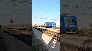 480 024 LTE Transmontana A grain freight train passes through Tárnok Hungary [upl. by Alten]