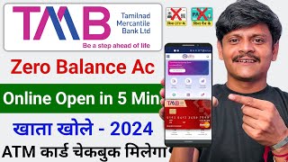 tmb zero balance account opening online  how to open tmb bank zero balance account online [upl. by Snowber]