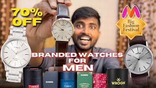 Best Branded Watches under 1000 on Myntra Fashion Festive Sale 2024 myntra Shopping series Ep 01 [upl. by Dinan]