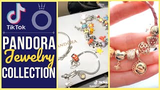 Pandora Jewelry Collection TikTok Compilation  Charm Bracelets Rings amp Necklaces [upl. by Airotel]