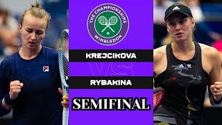 WTA LIVE ELENA RYBAKINA VS BARBORA KREJCIKOVA WTA WIMBLEDON OPEN 2024 TENNIS PREVIEW STREAM [upl. by Raddie]