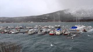 Stormen quotKyrrequot mars 2014  Stormy weather in Northern Norway [upl. by Col]