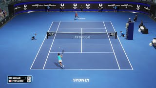 Maria Sakkari vs Leylah Fernandez  United Cup  AO Tennis 2  PS5 Gameplay [upl. by Eidnim]