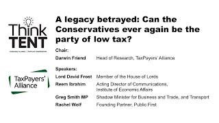 A legacy betrayed Can the Conservatives ever again be the party of low tax [upl. by Acinorej]