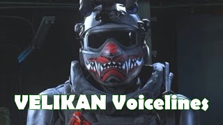 Call of Duty Warzone  Operator quotVelikanquot Voicelines [upl. by Nilkcaj]