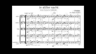 In stiller nacht J Brahms for easy string orchestra [upl. by Malva38]