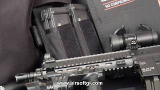 Airsoft GI  HampK 416 Airsoft Gun shooting video [upl. by Zeidman]