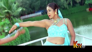 Tamil Unknown Actress Hot Saree And Navel Song [upl. by Enitsuga]