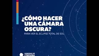 ¿Cómo armar tu caja para ver el eclipse solar [upl. by Ainerbas]