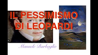 Il PESSIMISMO di Leopardi pessimismo storico cosmico eroico [upl. by Mirilla]