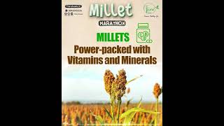 Millets  Power packed with vitamins and minerals  Thiru Foods Millet Marathon  millets in tamil [upl. by Hannala]