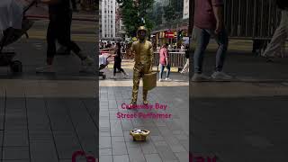 Street Performer Causeway Bayhongkongcausewaybaystreet Performer [upl. by Burnie]