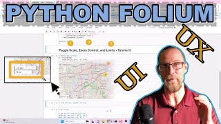 Customize Map Elements UIUX with Python Folium Tutorial 5 [upl. by Nadruoj]