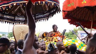 HISTORIC ASANTEHENE VISIT TO OKYENHENE AT KYEBI [upl. by Race]