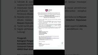 Keputusan Permohonan Lepasan Diploma amp Penerapan Diploma UiTM [upl. by Onabru]