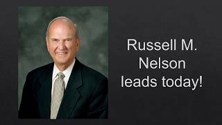 Latterday Prophets  LDS Childrens Song with Russell M Nelson update for 2018 [upl. by Alleen]