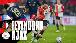 Highlights  Feyenoord  Ajax  Eredivisie 20222023 [upl. by Elad]