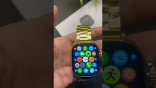 🔥Watch ultra golden Edition best watch ⚡️smartwatch [upl. by Binetta]