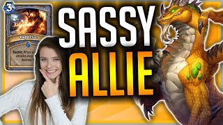 Sassy Allie Alert No One Expects The Vaporize Tech Hearthstone Rise of Shadows [upl. by Ker]