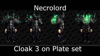 NEW NECROLORD MALDRAXXUS Shadowlands cloak Transmog for Covenant [upl. by Ynar]