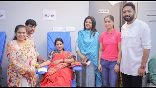 Dr Naina Jaiswal At Blood Donation Drive Organized By Phoenix Foundation  Chiranjeevi Blood Bank [upl. by Sender111]