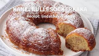 Kanelbullesockerkaka recept [upl. by Marella28]