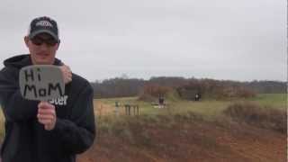 100 yard Annie Oakley shot with a pistol Tribute to Tnoutdoors9 [upl. by Gnirol]