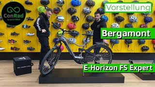 Bergamont EHorizon FS Expert  ausführliches Review ConRad 2022 [upl. by Gerome]