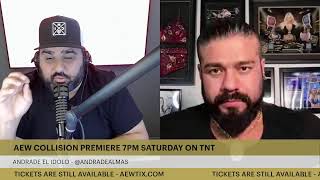 AEW ANDRADE EL IDOLO INTERVIEW WITH ABE KANAN [upl. by Frangos]