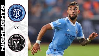 HIGHLIGHTS New York City FC vs Inter Miami CF  July 23 2022 [upl. by Airdnekal771]