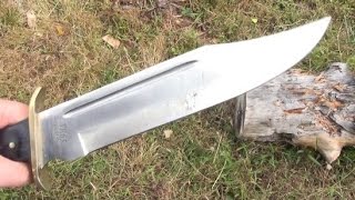 Timber Rattler Outlaw Bowie Knife 20  Shipping Budget Blade [upl. by Mylan]