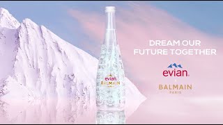 EVIAN x BALMAIN  new 2022 LimitedEdition [upl. by Laenej]