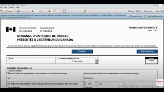 Comment remplir étape par étape le formulaire de demande de permis de travail pour le Canada IMM1295 [upl. by Nitsruk132]