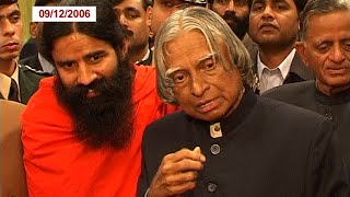 I had a spiritual connect with APJ Abdul Kalam Baba Ramdev [upl. by Lilak209]