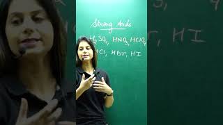 How To Memorize The Strong Acids  Trick for Strong Acid amp Weak Acid shorts reels jee [upl. by Felipe]