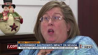 Nevada victim advocate groups worry about prolonged Federal Government budget showdown [upl. by Caryn925]