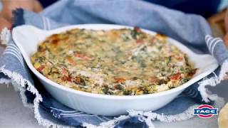 Greek YogurtSpinach Dip with Greek Yogurt Recipe [upl. by Skipp]