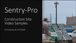 SentryPro Solar Surveillance Trailer  Live 24hr Monitoring active deterrence amp police dispatch [upl. by Galan]