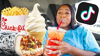 Trying NEW Fast Food TikTok Hacks [upl. by Breskin691]